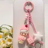 Corrente de Celular Autêntica Pop Mart Série Sorvete Corda Trançada Pingente de Bolsa para Celular