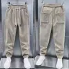 Otoño 2025 Nuevo Pana Moda Tendencia Estilo Coreano Pantalones Casuales para Hombre Sueltos Ajustados Pantalones de Chándal Pantalones Deportivos