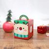 Procesando nueva caja de manzana navideña de dibujos animados, caja de embalaje de Nochebuena, caja de papel, caja de dulces, caja de regalo S8827