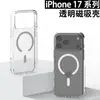 Adecuado para la Nueva Funda Magnética 18Pm 17 para Teléfono Apple con Apertura Transparente de Anillo C, Funda de Teléfono Acrílica para iPhone 16 Pro