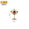 Taça de Champanhe de Aço Inoxidável com Haste Espessada, Copo de Coquetel para Bar, Copo de Sobremesa Martini de Luxo para Uso Doméstico, Resistente a Estilhaços