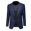 Nuevo Traje Casual para Hombre Talla Grande Traje Ajustado Chaqueta de Traje Vestido de Boda para Hombre Traje de Negocios Chaqueta Occidental Sencilla