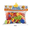 Hongtai Floco de Neve Tubo de Água Divertido Homemzinho Macio Blocos de Construção Brinquedo DIY Infantil Barraca de Venda Quente
