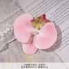 Cabeça Simulada de Orquídea Borboleta Pequena Atacado Cabeça de Flor Parede de Flores Arranjo de Flores Guirlanda Feita à Mão Adorno de Cabeça Acessórios de Cabelo Fileira de Flores Flor Artificial