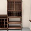 Nuevo Estante Antiguo de Madera de Ébano Estilo Chino Sala de Estar Pabellón Duobao Almacenamiento de Té Zen Gabinete Lateral Almacenamiento de Sala de Té Estante de Exhibición