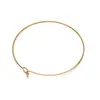 Acero Inoxidable Recubierto al Vacío Diámetro Exterior 14 cm Anillo de Cuello para Manualidades Versátil Fabricación de Joyería para Collares Venta al por Mayor