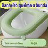 Almofada de assento de vaso sanitário à prova d'água EVA de alta espuma espessada almofada de assento de vaso sanitário quente lavado doméstico almofada de assento de vaso sanitário de secagem rápida assento de vaso sanitário