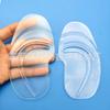 Almohadilla frontal gruesa, antideslizante, de silicona transparente, suave, para masaje deportivo, con absorción de impactos, antidesgaste.