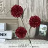 Crisantemo de 3 Cabezas Artificial Falso Ramo Flores de Boda Flores Artificiales de Seda de Alta Gama Adornos Terminados Decoración de Sala de Estar Venta al Por Mayor