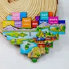 2026 Nuevo Modelo Imanes para Refrigerador de Monumentos de Ciudades Chinas Yunnan Shenyang Hong Kong Guangzhou Souvenirs Turísticos Culturales y Creativos