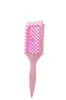 Peine de Gradiente Hueco Transfronterizo, Peine Ovalado para Alisar el Cabello Lacado, Peine Ovalado para Peinar el Cabello Esponjoso, Peine Oscilante