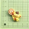 Dibujos animados brillantes festivos animales pequeños hechos a mano DIY pegamento de crema accesorios de resina pegatina para refrigerador material para horquillas y joyería paquete