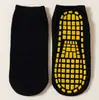 Calcetines antideslizantes directos del fabricante, calcetines para trampolín, calcetines de piso para educación temprana infantil, calcetines de yoga transpirables para adultos, con logo