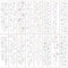 Plantillas Populares de Pintura de Flores y Plantas de Amazon, Tableros de Dibujo Decorativos de Graffiti DIY Dibujados a Mano, Plantillas Huecas de Mascota para Calcar