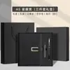 Caderno A5 Personalizado Capa Dura Concha Dura Bloco de Notas Diário Couro Macio Escritório Empresa Caixa de Presente Personalizada com Logo Imprimível
