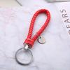 Chaveiro de Corda de Couro Trançado Chaveiro de Carro Chaveiro Pingente de Bolsa Acessórios Fabricante Atacado