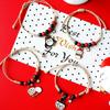 Nueva pulsera caliente de Navidad para mujer popular europea y americana Santa pareja pulsera de novias joyería transfronteriza