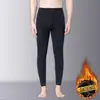 Comércio Exterior Proteção Contra Frio de Inverno Plus Veludo Engrossado Calças Quentes Masculinas Anti-pilling Auto-aquecimento Calças de Outono Roupa Íntima Camada Base Calças Casuais Masculinas