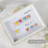 Paleta de Cores de Madeira para Nail Art Estilo Japonês Ferramenta de Exibição de Cores de Esmalte Álbum de Nail Art em Branco de 7 polegadas Suporte de Exibição