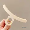 Pinza de tiburón grande coreana para el cabello, accesorio simple para recogido en la parte trasera de la cabeza, pinza de pelo de alta gama para mujer