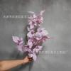 Flores e Folhas Artificiais de Casamento em Cores de Outono, Folhas de Pássaro Verdes, Decoração Suave para Salão de Casamento, Flores e Folhas Falsas, Materiais Florais e Acessórios Recomendados