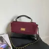 Comercio Exterior Transfronterizo Bolso de Mano de Alta Gama para Mujer Textura Bolso de Hombro para Viajes Diarios Cadena Bolso Cuadrado Pequeño Bolso Cruzado Simple