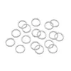 3-40mm Argola Plana Argola Única Aberta Anel de Ferro Pulseira Colar Anel de Conexão Acessórios de Acabamento para Joias DIY Materiais