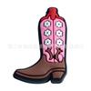 Desenho Animado Cowboy Girl Rosa Acessórios de Joias DIY Material Decorativo Plano Capa de Celular Acessórios de Cabelo Patch de Cola Macia de PVC