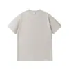 Gopudo Camiseta Simples Retrô Estilo Old Money Masculina Verão Respirável Cor Sólida Camisa Base Manga Curta Top Gw26004
