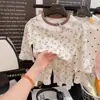 Conjunto de Algodón Puro para Niños, Ropa de Casa Suave y Transpirable para Niños, Pijamas Dulces de Estilo Coreano para Niñas, Ropa de Aire Acondicionado para Bebés