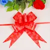 Atacado casamento carro de casamento flor puxada à mão 50# laço grande porta quarto de casamento caixa de presente decoração de presente fitas