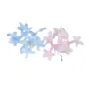 Flor Artificial de Cerezo en Forma de Cruz, Flor de Seda para Decoración del Hogar, Decoración de Arco de Boda, Tocado Hanfu, Flor Falsa de Lila