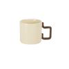 Caneca de Cerâmica Geométrica com Contraste de Cores Nórdicas, Personalidade Simples, Copo para Café e Leite, Caneca de Chá Criativa para Escritório e Casa