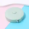 Cinta métrica, mini cinta métrica suave portátil para altura, busto, cintura, caderas, cinta métrica de cuero, multifuncional, medición de precisión, retráctil, automática, busto