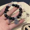 Pulsera trenzada de cuentas hecha a mano para mujer, Pulsera moderna para hombre, Diseño de nicho, Estilo de pareja, Joyería de mano de estilo chino nuevo