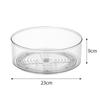 Bandeja de armazenamento rotativa multifuncional antiderrapante Cozinha Toca-discos Banheiro Armazenamento de cosméticos Caixa Rack de armazenamento de bandeja de mesa