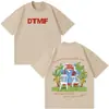 Camiseta Estampada da Turnê 2026 do Rapper Bad Bunny Camiseta Hip Hop Unissex Camiseta Casual de Verão Estética Tendência