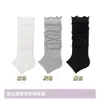 Calcetines finos de primavera y verano para mujer, transpirables y lindos, calcetines blancos de media pantorrilla, calcetines Lolita para niñas