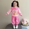 Traje de Niña Primavera 2026 Nuevo Estilo Coreano Sudadera con Cuello Polo Infantil Conjunto de Dos Piezas de Moda para Bebé Niña
