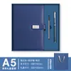 Caderno com Fivela A5 Conjunto de Caixa de Presente de Luxo Atacado Simples para Reuniões de Escritório Caderno de Registro Pode Ser Impresso com Logo