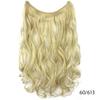 Amazon venda quente linha de pesca peruca de cortina de cabelo feminino de uma peça sem costura peruca de extensão de cabelo fabricante em estoque quente europeu e americano