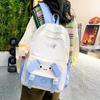 Nueva Mochila Linda para Estudiante de Secundaria Estilo K para Mujer Gran Capacidad Estudiante de Secundaria Estudiante de Primaria 2do a 6to Grado Mochila Escolar para Niñas