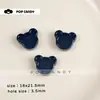 Accesorios para Joyería DIY Oso Lindo de Acrílico con Agujero Recto Botones Cuentas Tocado Hecho a Mano Accesorios DIY Accesorios Colgantes