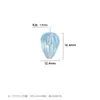 Mapei Transparente Agujero Recto Capullo de Flor Nuevo Nicho Cadena para Teléfono Móvil DIY Cuentas Hechas a Mano Cuentas Sueltas Accesorios para Joyería Material