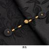 Botão Fivela Cheongsam Novo Estilo Chinês Tecido à Mão Enrolado Miçanga Dourada Disco Incenso Botão de Pano de Uma Palavra Fivela Decorativa Retrô Dinastia Han