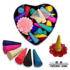 Atacado Aroma Torre Incenso Caixa de Presente Conjunto de Incenso Partículas Grandes Meditação Mista Desodorizante Humor Alegre Inglês Completo