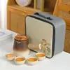 Tetera para Preparar Té para Uso Doméstico, Maceta Cerámica Moderna de Interior para Preparar Té, Tetera Individual para Té de Leche Tostado Yunnan, Tetera con Asa Lateral No Caliente