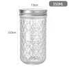 Botella nueva de caviar, taza de café de cristal con forma de diamante, tarro de miel, frasco de mermelada, botella dispensadora de nido de pájaro, taza, ligero