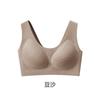 Tipo manutenção mãe de meia-idade e idosa roupa íntima fio misturado com óleo de camélia sem aro de aço tipo colete anti-queda sutiã plus size