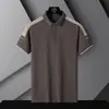 Moda de Verano Nueva Transfronteriza Versátil Casual para Hombre Holgado Manga Corta Simple Camisa Polo para Hombre